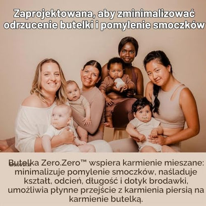 Suavinex Zero Zero biberón anticólicos 270 ml 3m+ flujo medio (M)