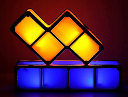 JUSTUP The Magic Block lámpara nocturna LED 7 elementos 7 colores TETRIS