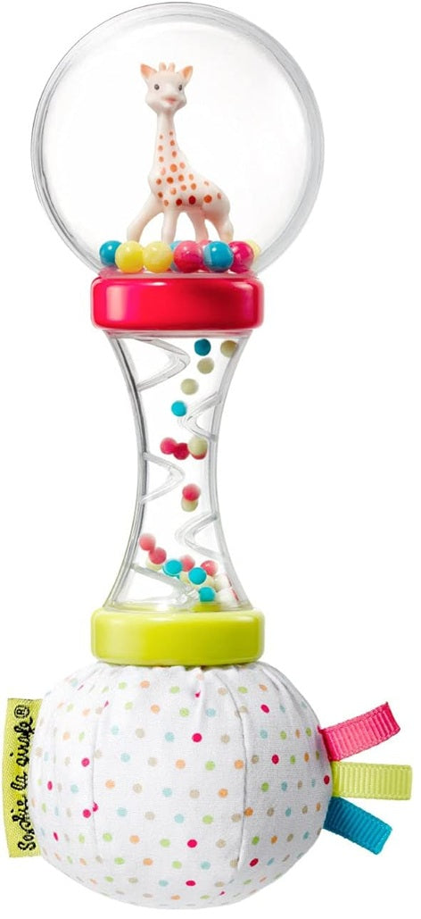 SOPHIE LA GIRAFE maracas con sonajero y papel crujiente 17 cm