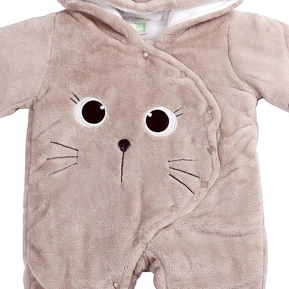 JIAMY mono de invierno con capucha 3-6 meses GATO