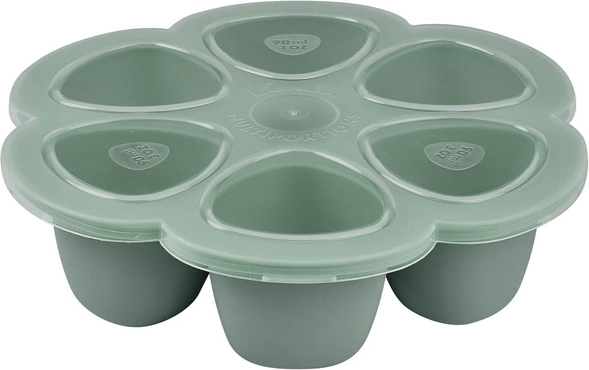 Molde de silicona para alimentos BEABA 6x 90ml