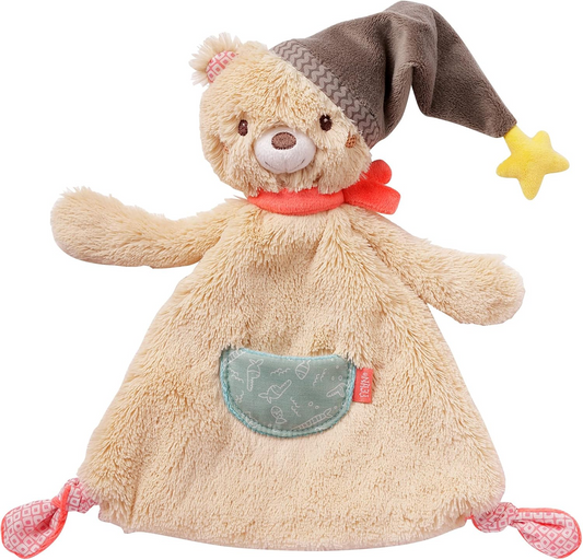 FEHN Beer Bruno manta de apego dou dou 27 x 27 cm para bebés