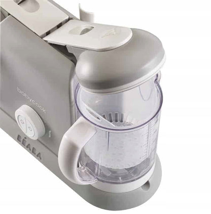 BEABA Babycook Duo ROBOT KUCHENNY 4 w 1 2200 ml, szary robot kuchenny dla niemowląt