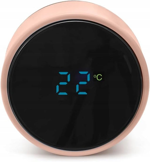 NUVITA termos na gorące i zimne napoje 500 ml z cyfrowym termometrem LED, różowy, 22°C