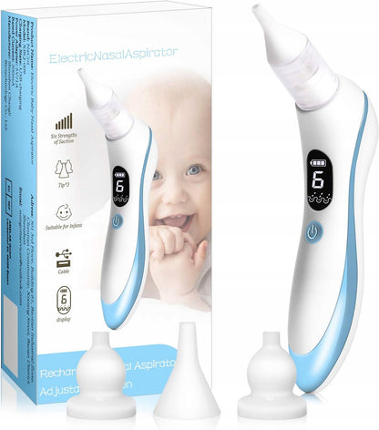 aspirador nasal eléctrico 4 boquillas 0+