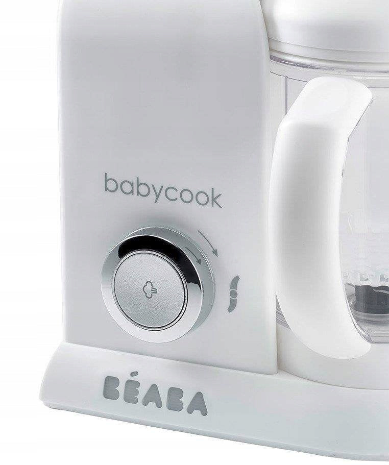 BEABA Babycook ROBOT KUCHENNY 4w1 parowar, mikser biały, wolny od BPA, z dzbankiem 1100 ml