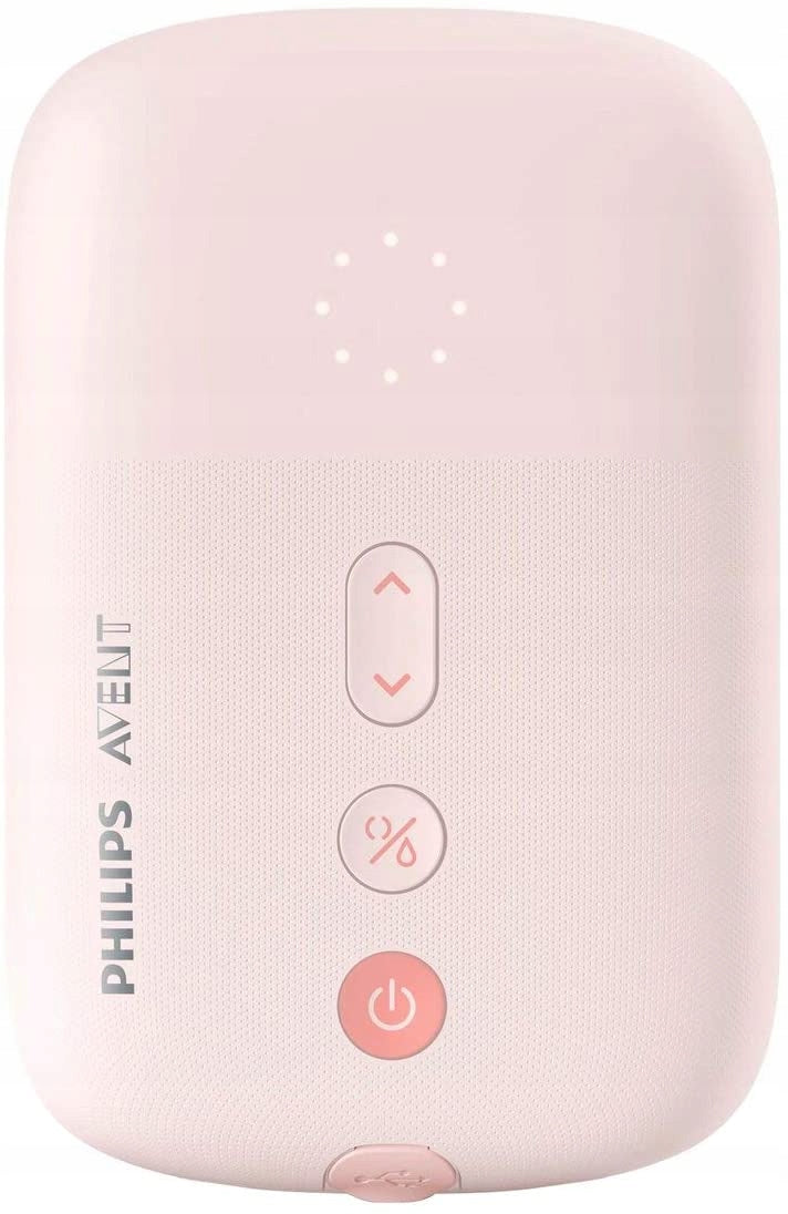 PHILIPS AVENT SCF397/11 podwójny LAKTATOR elektryczny różowy, kompaktowy panel sterowania