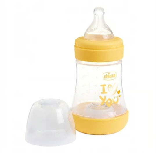 CHICCO Perfect 5 biberón anticólicos 150 ml tetina 1 flujo lento 0 +