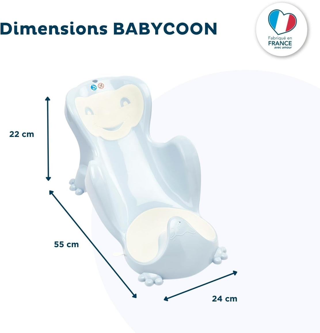 THERMOBABY BABYCOON reductor para bañera para bebés hasta 8 meses 8kg