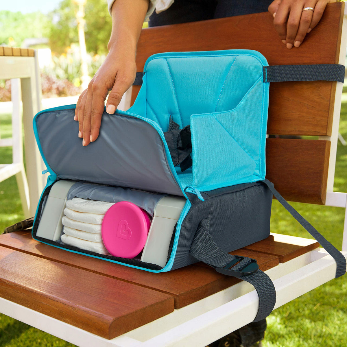 Munchkin Travel Booster asiento elevador de viaje 12–36 meses — imagen 2