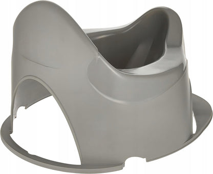 TIGEX Grand Comfort nocnik 12 m+ szary ergonomiczny nocnik z polipropylenu, wolny od BPA, dla dziecka do 15 kg
