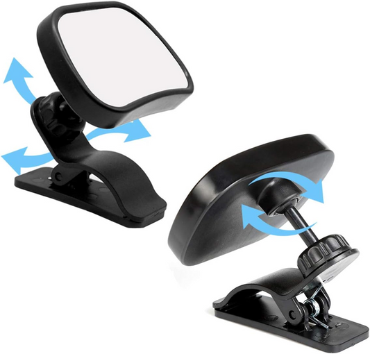 NATUCE espejo retrovisor para coche para vigilar al bebé 5,5 x 8,8 cm