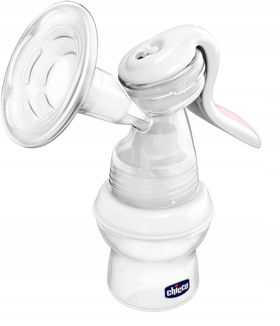 CHICCO Natural Feeling LAKTATOR RĘCZNY 150 ml ręczny laktator z butelką 150 ml, smoczkiem i ergonomicznym uchwytem