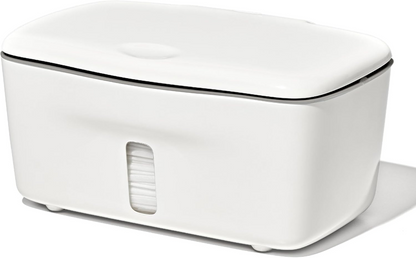OXO TOT contenedor para toallitas húmedas con sello y tapa 15,5 x 22 x 10,5 cm