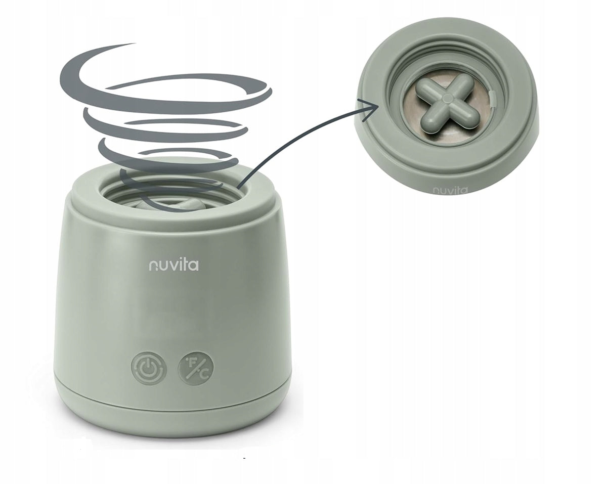 NUVITA Warm'N'Mix calientabiberones de viaje para biberones de varias marcas 9 x 8,5 cm