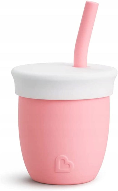 MUNCHKIN vaso de silicona con pajita 6m+ 120ml