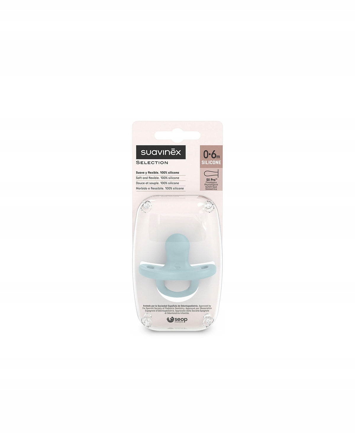 SUAVINEX chupete SELECTION SX PRO de silicona 0-6m para bebé