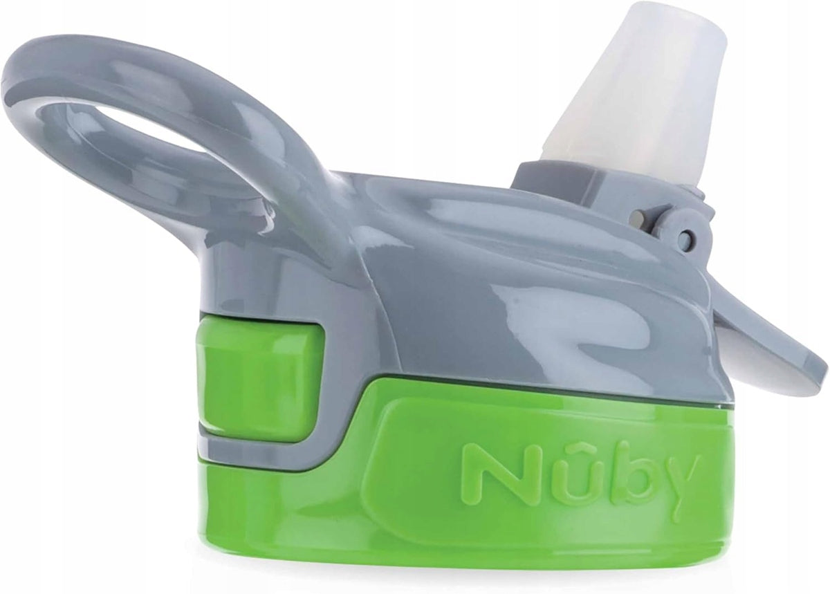 NUBY Vaso antiderrame Flip-it de tritán con pajita y boquilla 3 m+ 360 ml