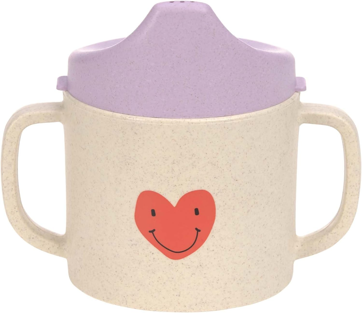 LASSIG Sippy Cup Happy Rascals Heart vaso con boquilla 150 ml 6 m+