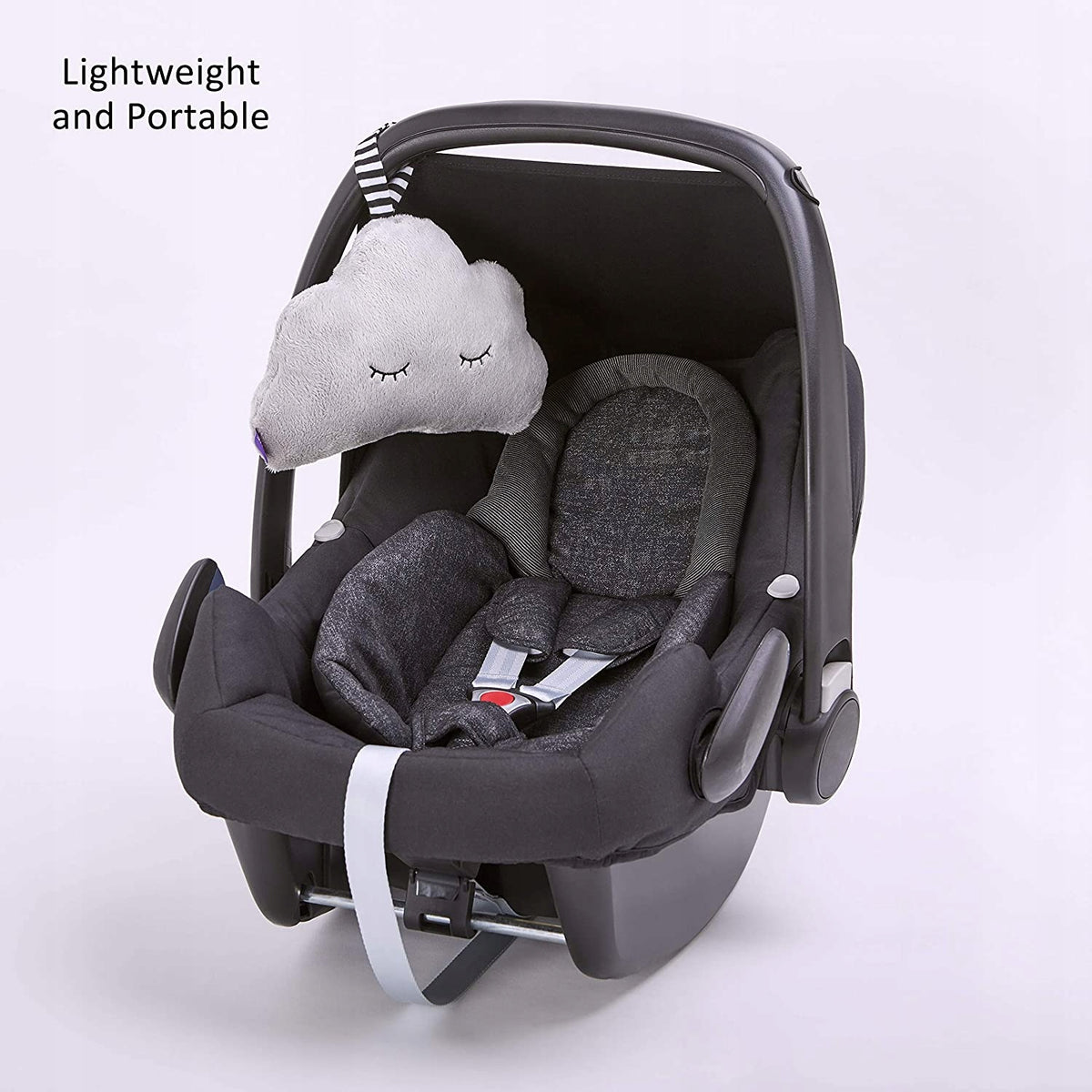 SNUZcloud peluche con sonidos para dormir, latido del corazón y luces para bebés
