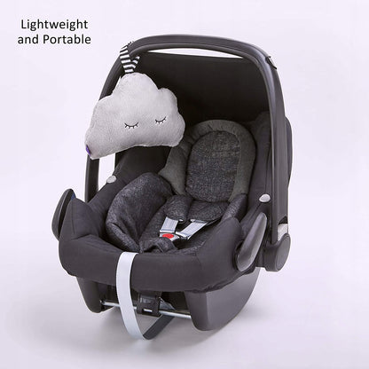 SNUZcloud peluche con sonidos para dormir, latido del corazón y luces para bebés