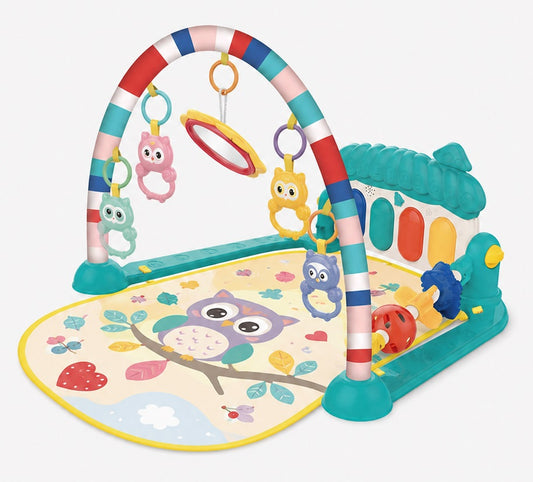 Educational play mat with piano, 0–36 months