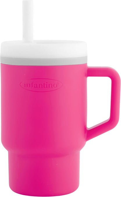 INFANTINO My 1st Tumbler silicone sippy cup with spout 266 ml 6 m+