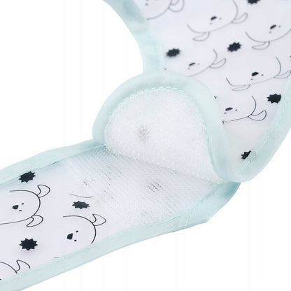 LASSIG babero de plástico con velcro y bolsillo 6-24 meses