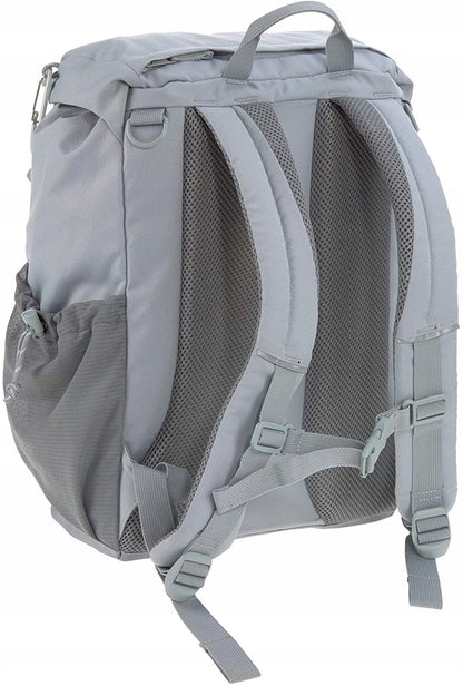 LASSIG torba plecak na akcesoria OUTDOOR grey 1, szary plecak na pieluchy z oddychającymi plecami