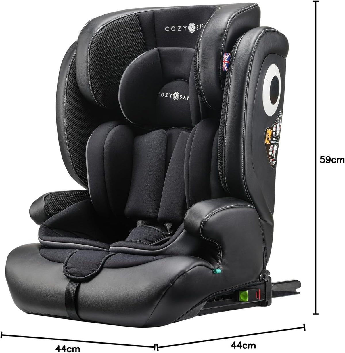 COZYnSAFE Hudson i-Size silla de coche grupo 1, 2 y 3 76-150 cm