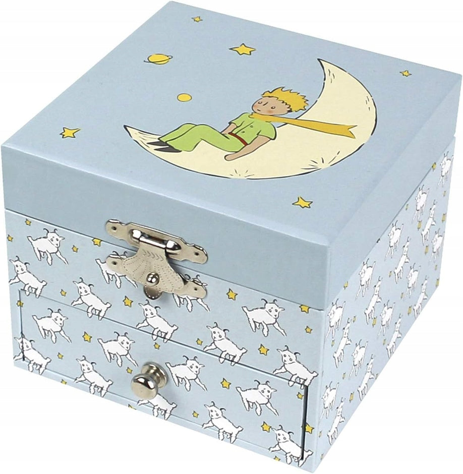 TROUSSELIER caja de música de cuerda que brilla en la oscuridad El Principito