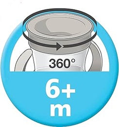 NUK Mini Magic Cup vaso antiderrames 360° 160 ml 6 m+
