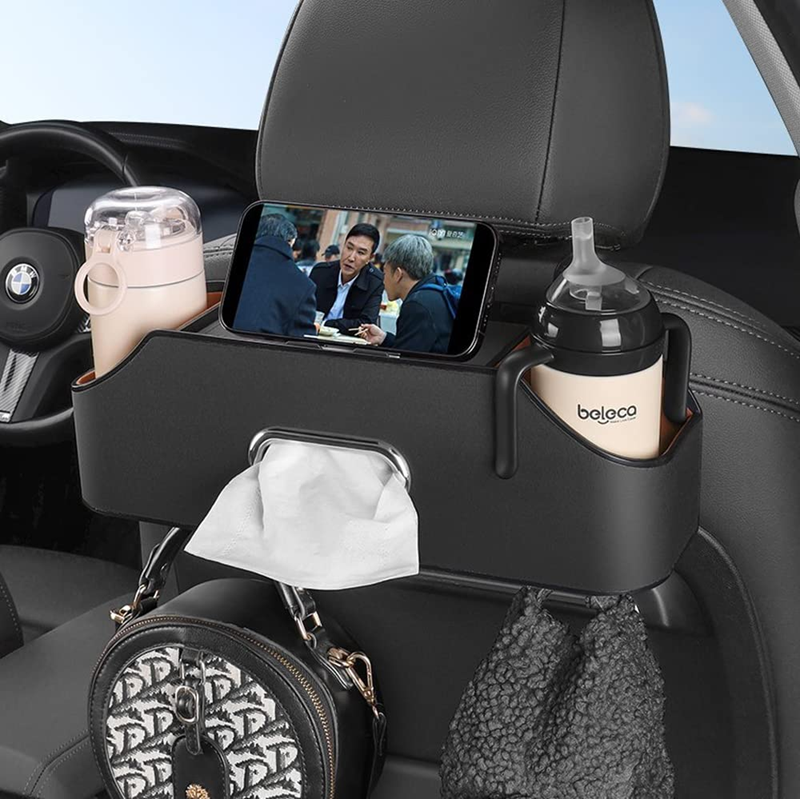 CARODI organizador multifuncional para coche para botellas, toallitas y accesorios