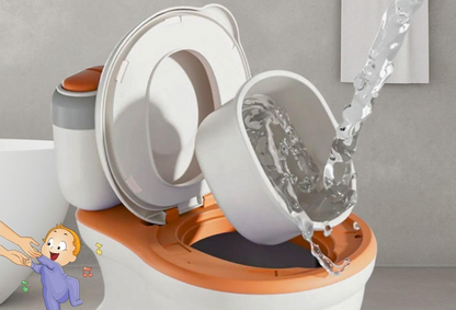 SUPERBE BEBE orinal con compartimento para pañales + SONIDO