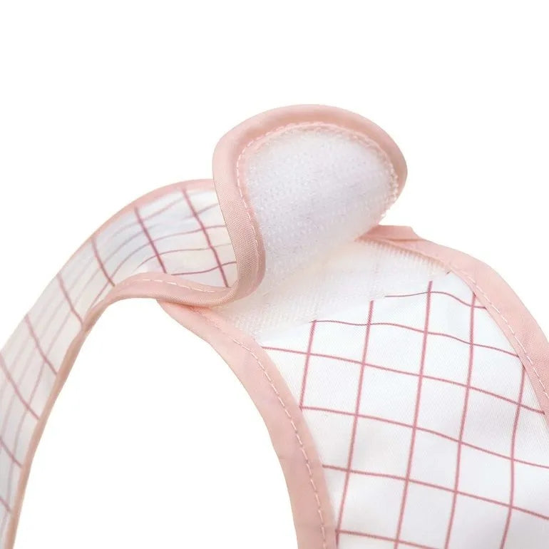 Babero de plástico LASSIG con velcro y bolsillo x2 6-24 meses