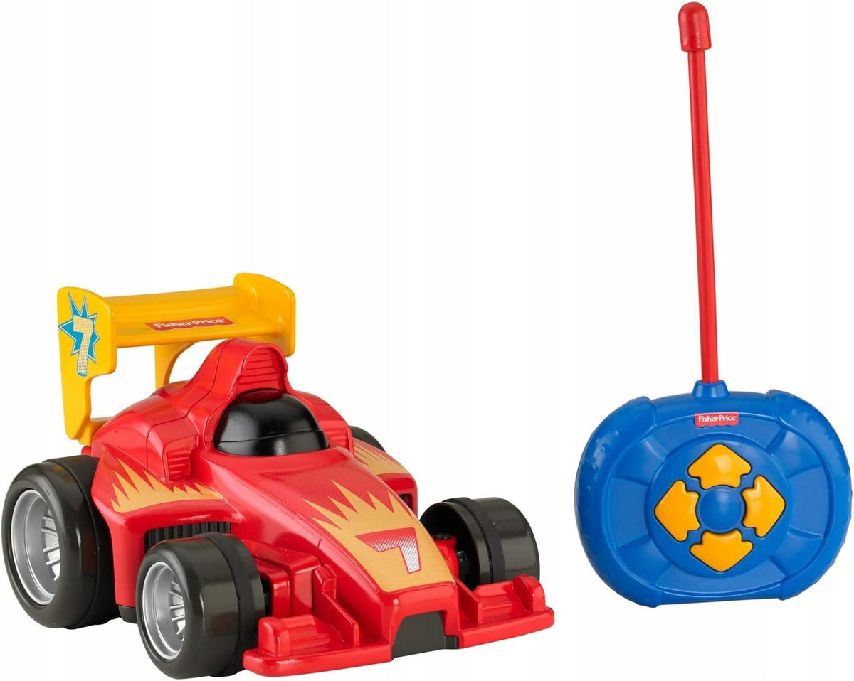 FISHER-PRICE My Easy RC samochód zdalnie sterowany, czerwony autko z pilotem dla dzieci 3+