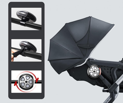 AIWORTHY lámpara impermeable para cochecito 8 cm 1 unidad