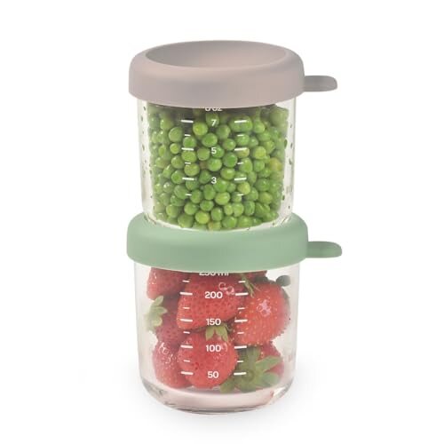 BÉABA recipientes de vidrio para alimentos 2 uds.