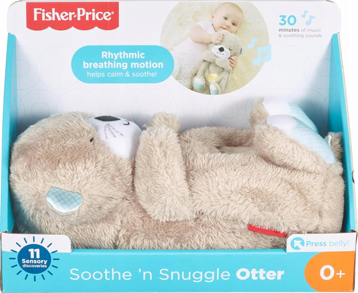 FISHER-PRICE nutria dormilona con barriguita en movimiento, sonidos y luz
