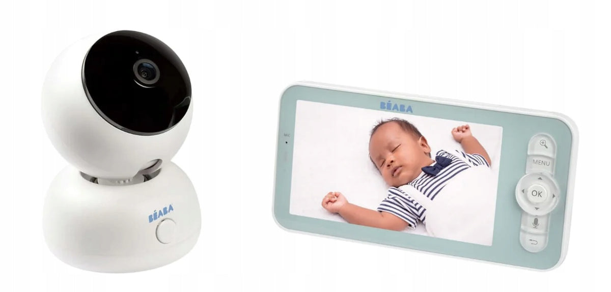 BEABA Zen Premium vigilabebés cámara 360° Full HD con aplicación móvil