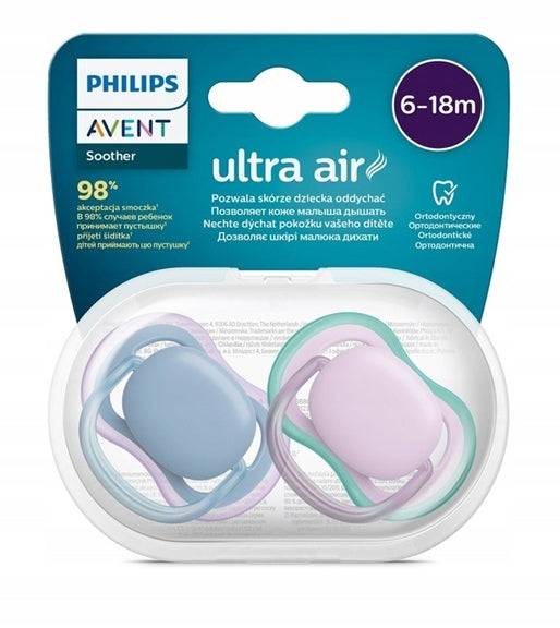 PHILIPS AVENT Ultra Air chupetes x 2 6-18 meses
