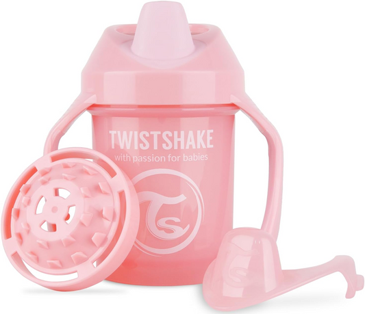 TWISTSHAKE Mini vaso antiderrames con boquilla y batidor 230 ml 4 m+
