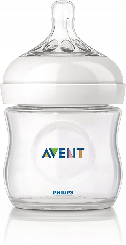 PHILIPS AVENT Natural SCF330/20 laktator ręczny z butelką Natural 125 ml, biały, BPA free