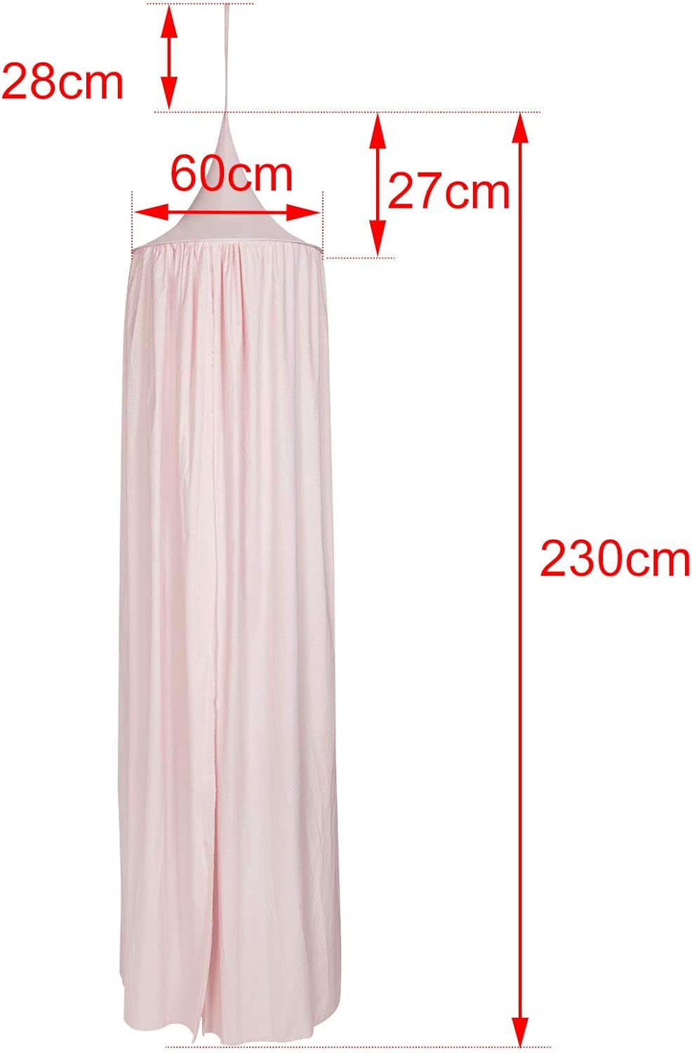 Dosel colgante texturizado LANEETAL 230 cm