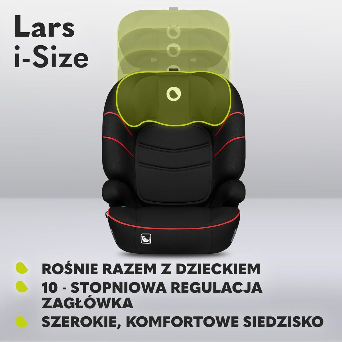 LIONELO Lars i-Size silla de coche grupos 2 y 3