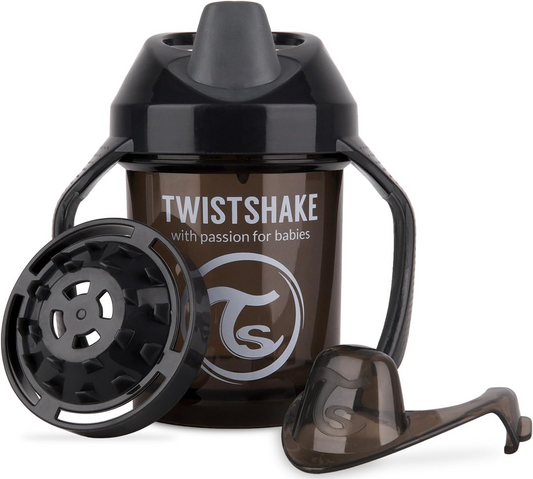 TWISTSHAKE Mini vaso antiderrames con boquilla y batidor 230 ml 4 m+