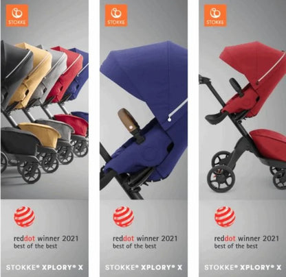 STOKKE Xplory X cochecito de paseo PREMIUM UPF50+ hasta 22kg accesorios