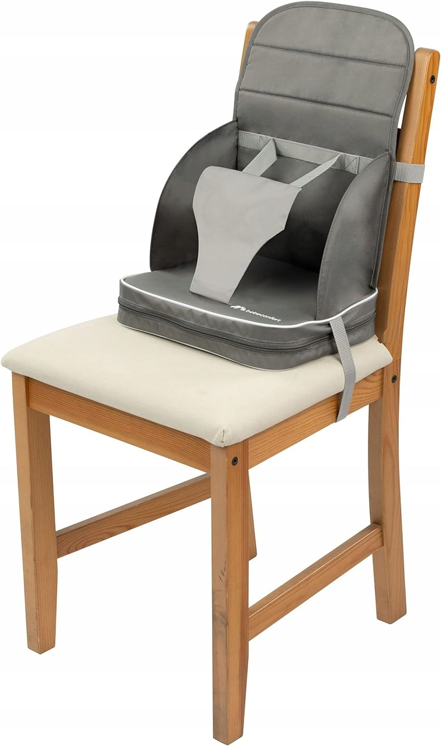 BEBECONFORT krzesełko siedzisko do karmienia podwyższające 18-36msc składane na krzesło, miękkie i wygodne