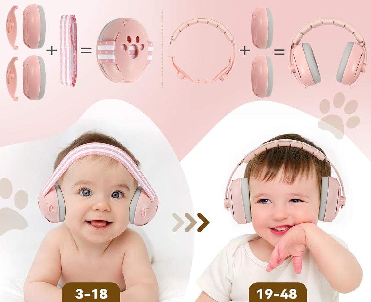 YAZOMA auriculares protectores insonorizantes 25 dB + funda