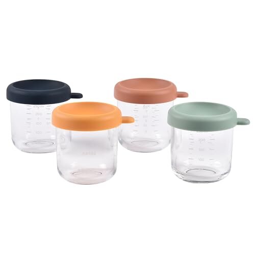 BÉABA recipientes de vidrio para alimentos 4 uds.